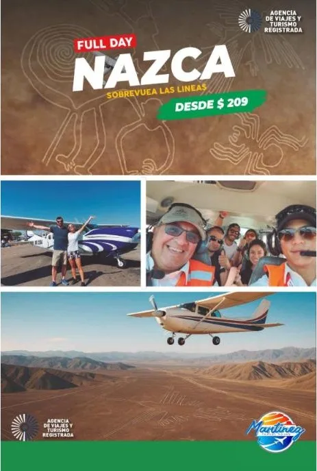 Sobrevuelo Líneas de Nazca – Full Day
